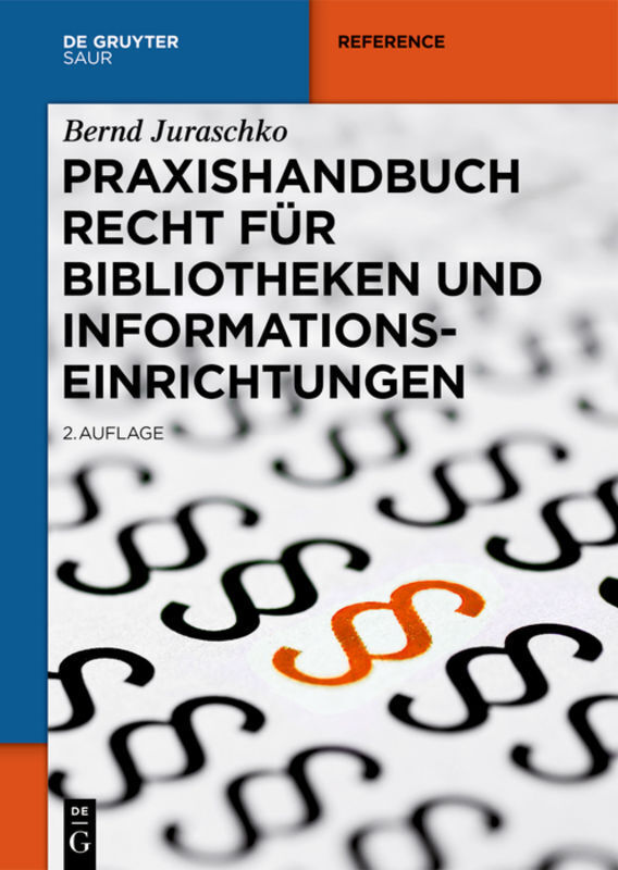 Cover: 9783110635676 | Praxishandbuch Recht für Bibliotheken und Informationseinrichtungen