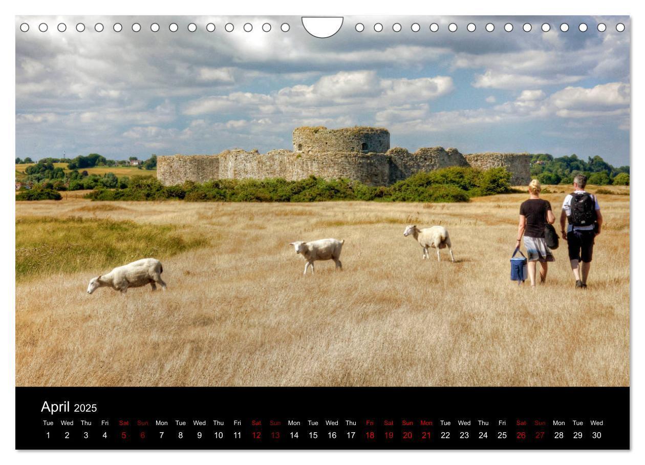 Bild: 9781325950133 | Castles of Kent and Sussex (Wall Calendar 2025 DIN A4 landscape),...