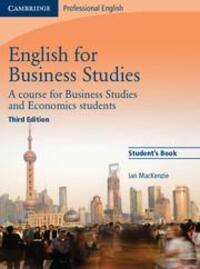 Cover: 9780521743419 | English for Business Studies Student's Book | Ian Mackenzie | Buch