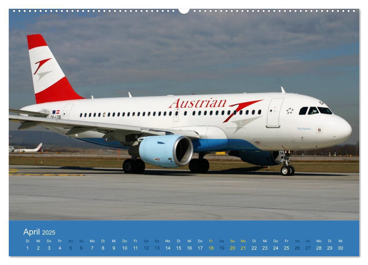 Bild: 9783435122653 | Airbus Airliners (Wandkalender 2025 DIN A2 quer), CALVENDO...