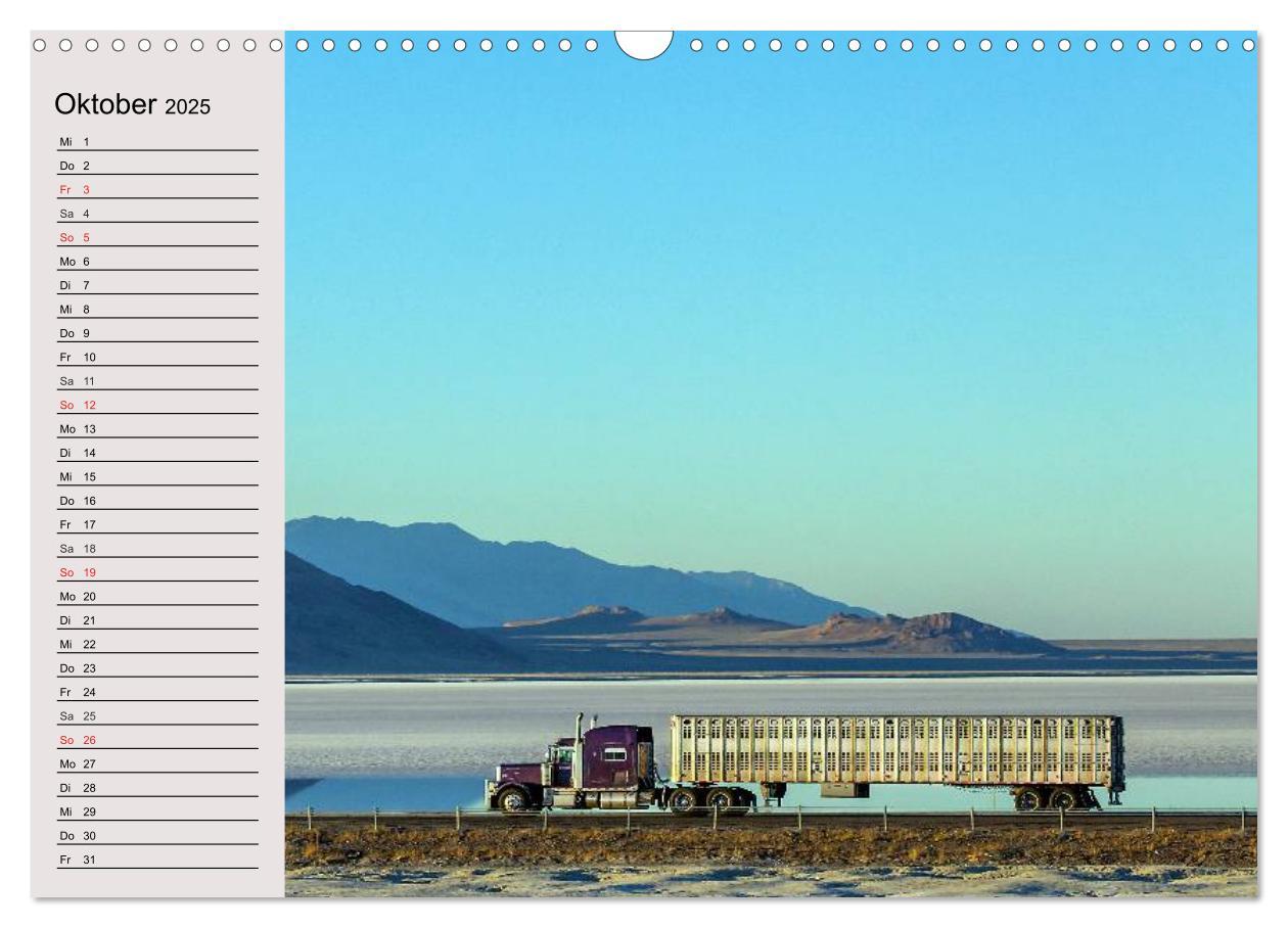 Bild: 9783435483938 | US-Trucks. Faszination Langhauber (Wandkalender 2025 DIN A3 quer),...