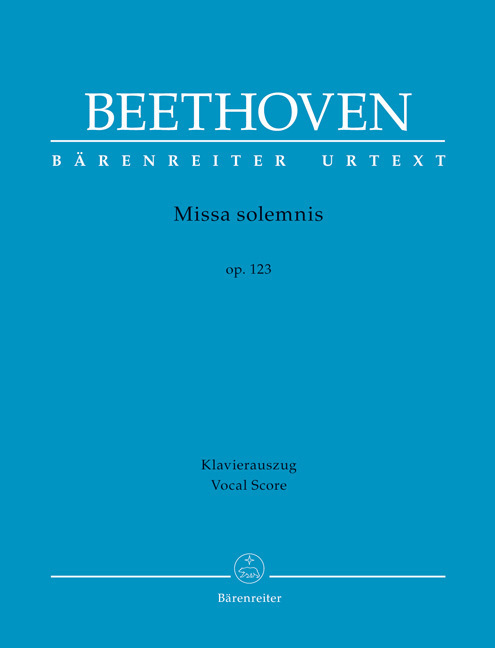 Cover: 9790006563845 | Missa solemnis op. 123, Klavierauszug | Ludwig van Beethoven | Deutsch