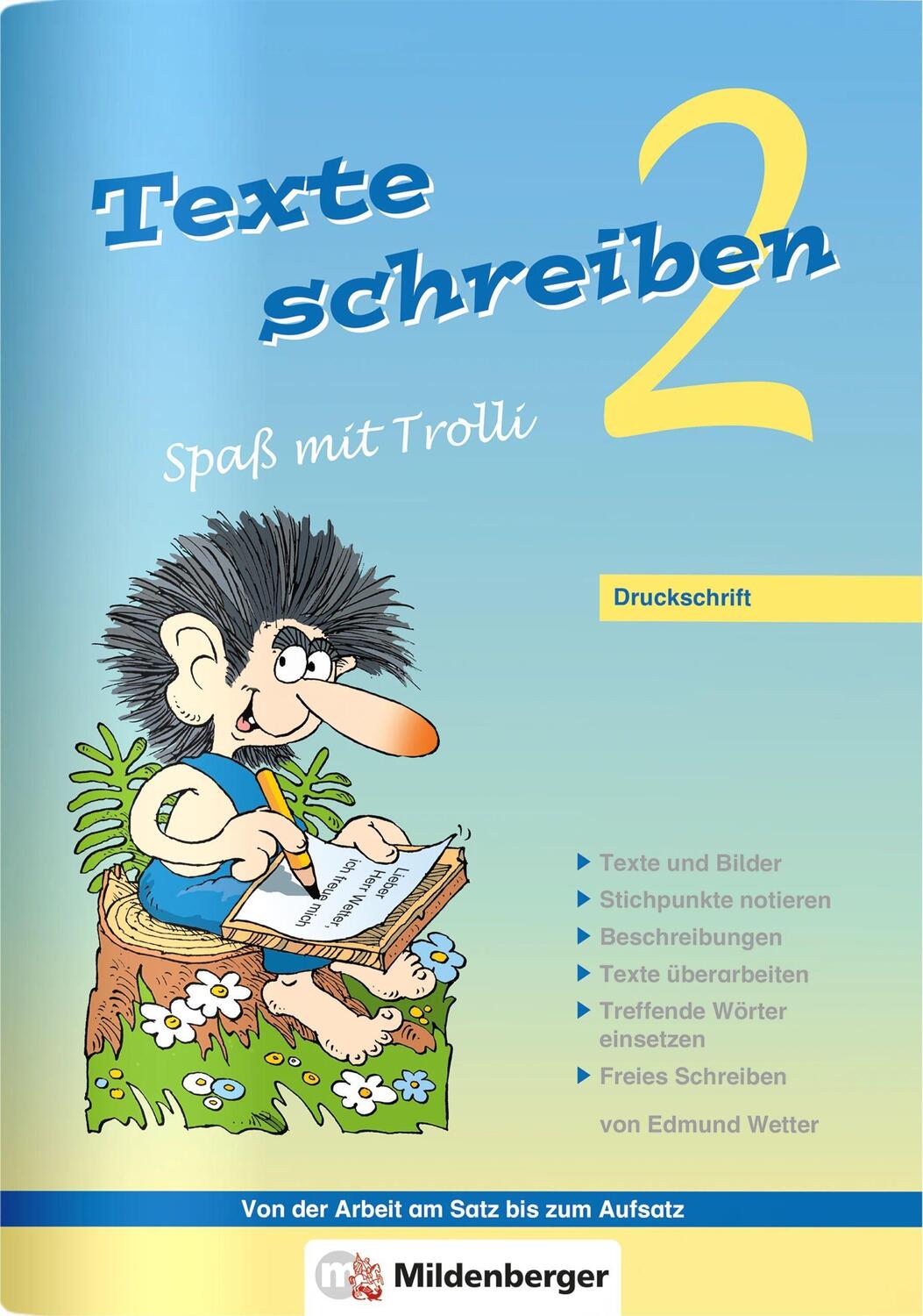 Cover: 9783619245406 | Texte schreiben - Spaß mit Trolli 2 | Edmund Wetter | Taschenbuch