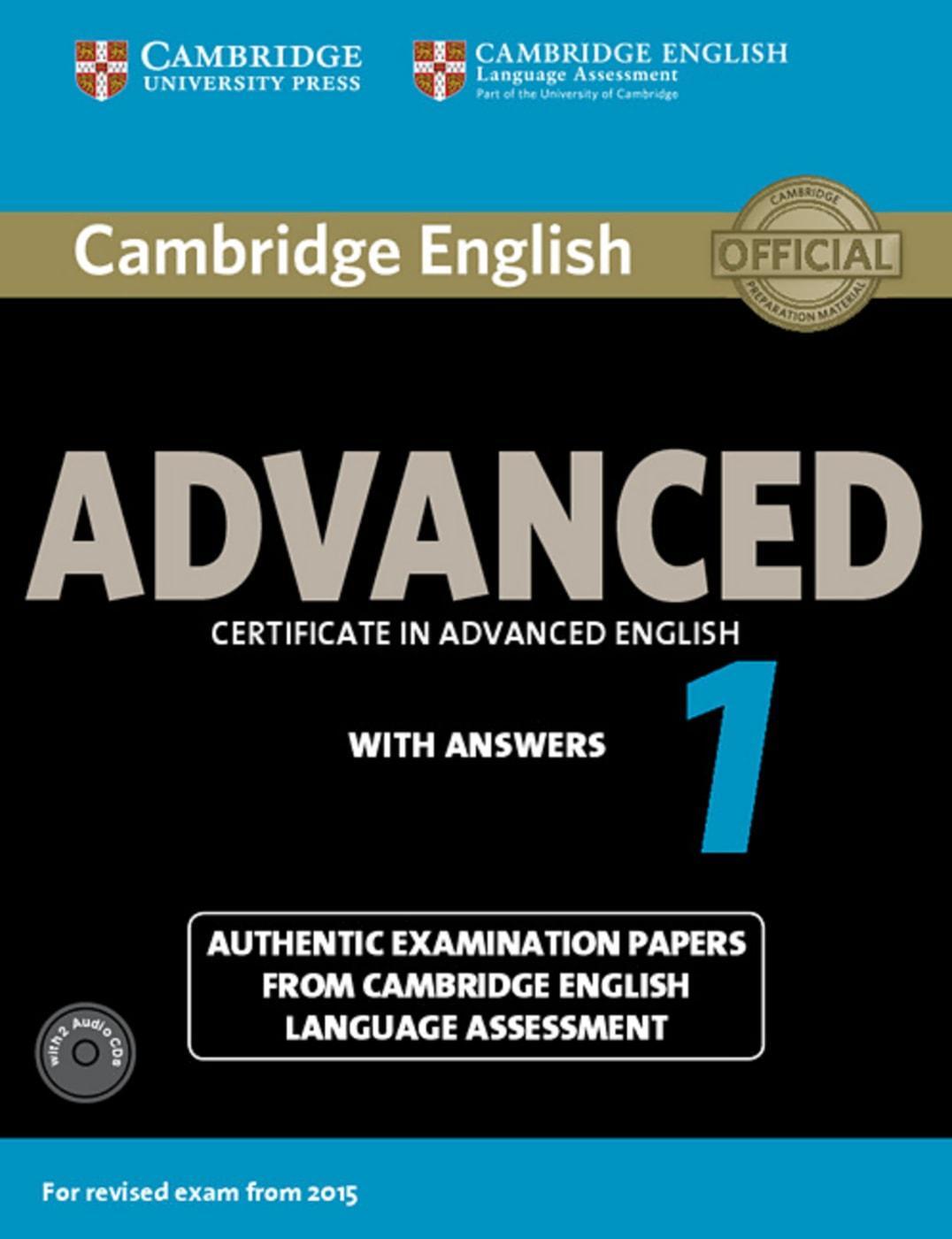 Cover: 9783125352933 | Cambridge English Advanced 1 for updated exam.Student's Book with...