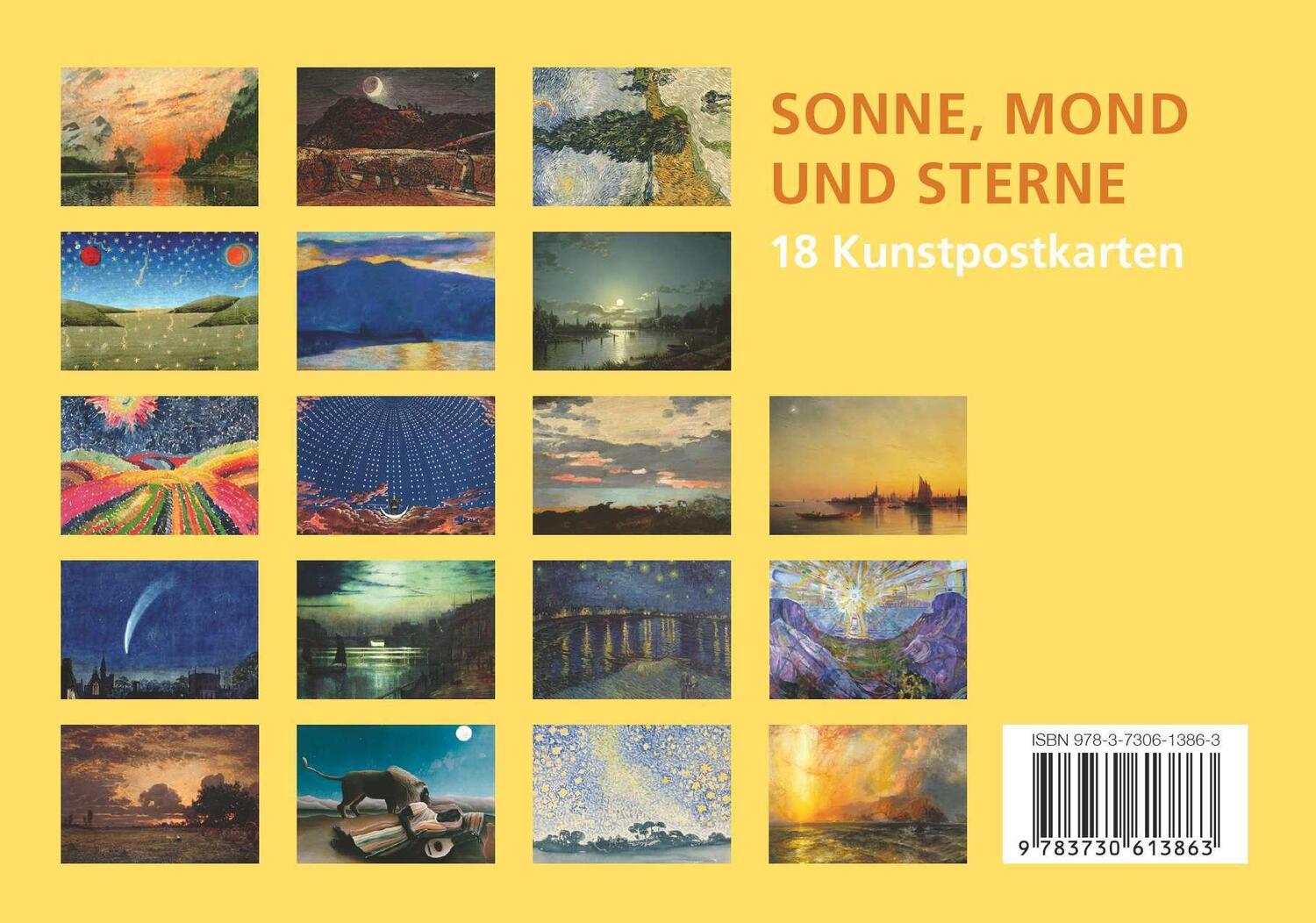 Bild: 9783730613863 | Postkarten-Set Sonne, Mond und Sterne | Anaconda Verlag | Taschenbuch