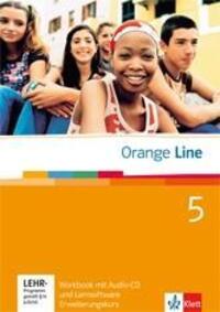 Cover: 9783125476585 | Orange Line. Workbook mit Audio-CD und Lernsoftware Teil 5 (5....