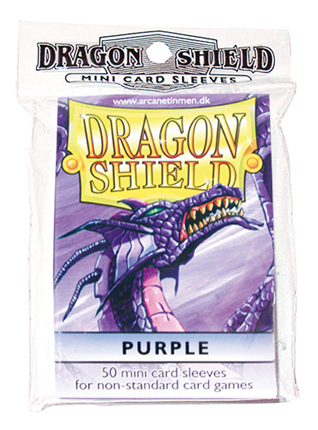 Cover: 5706569101091 | Dragon Shield Japanese size - Purple (50 ct. in bag) | Dragon Shield!
