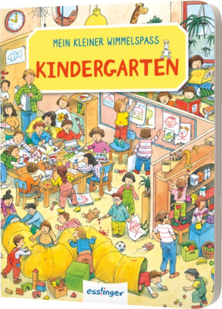Cover: 9783480237524 | Mein kleiner Wimmelspaß: Kindergarten | Mini-Buch für Kinder ab 2