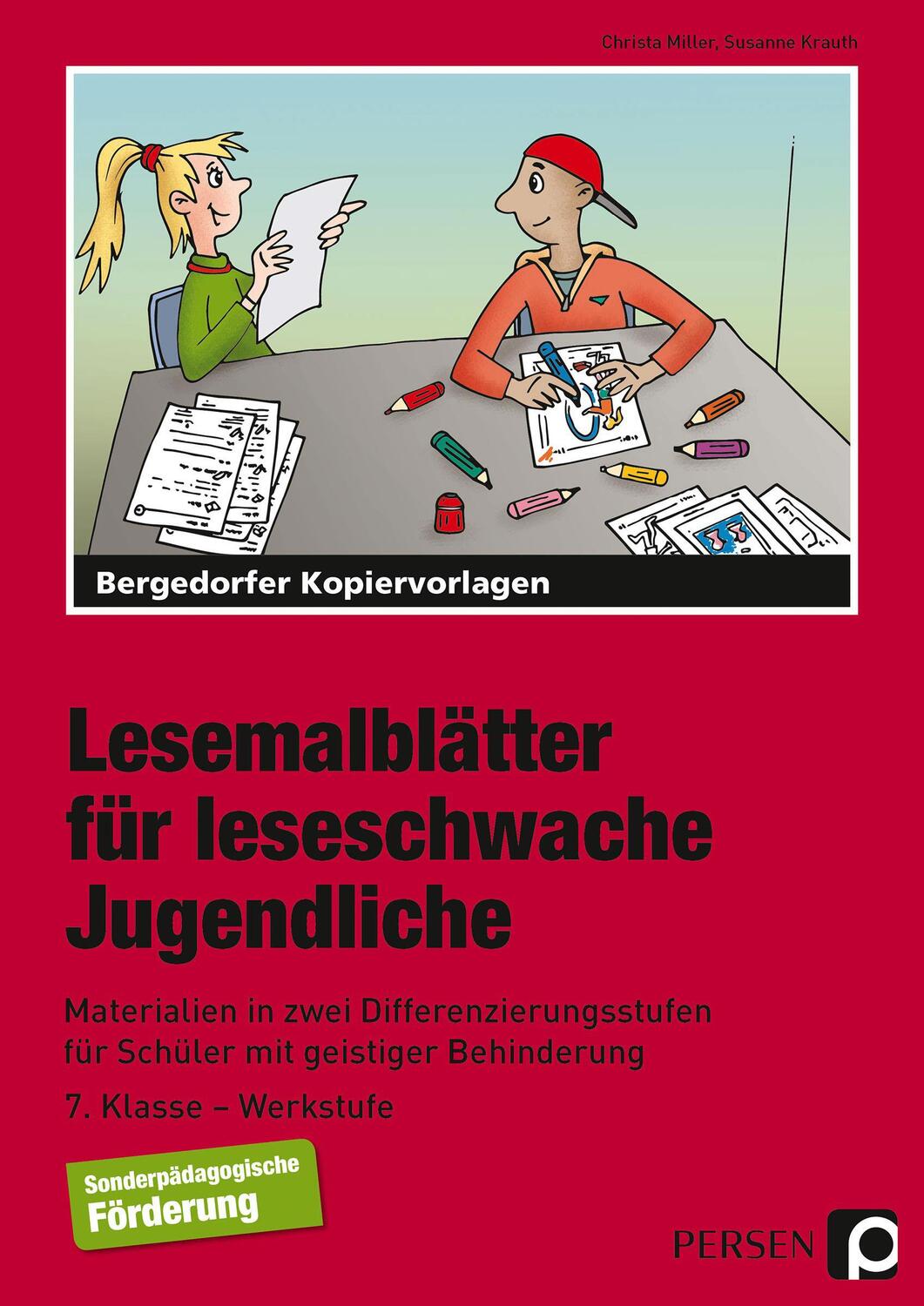 Cover: 9783403210214 | Lesemalblätter für leseschwache Jugendliche | Christa Miller (u. a.)