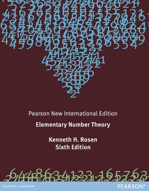 Cover: 9781292039541 | Elementary Number Theory | Pearson New International Edition | Rosen