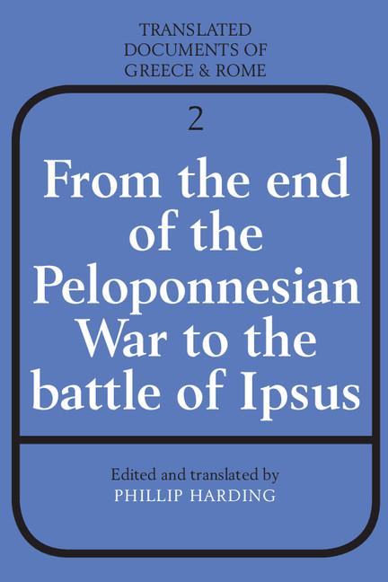 Cover: 9780521299497 | From the End of the Peloponnesian War to the Battle of Ipsus | Harding