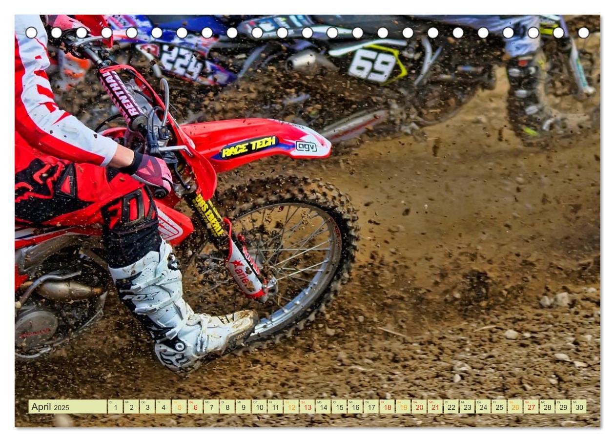 Bild: 9783435470969 | Motocross - so cool (Tischkalender 2025 DIN A5 quer), CALVENDO...