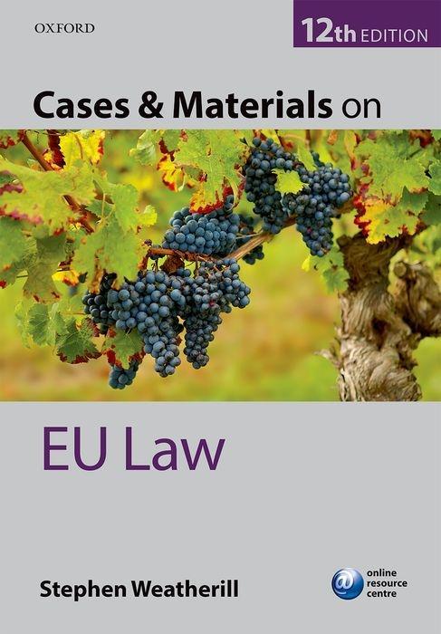 Cover: 9780198748809 | Cases &amp; Materials on EU Law | Stephen Weatherill | Taschenbuch | 2016