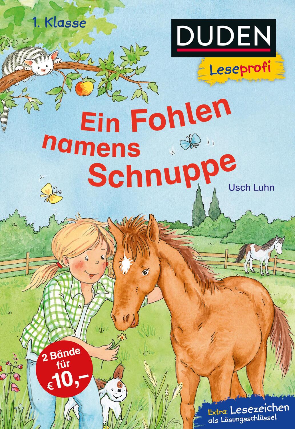 Cover: 9783737334709 | Duden Leseprofi - Ein Fohlen namens Schnuppe, 1. Klasse | Usch Luhn