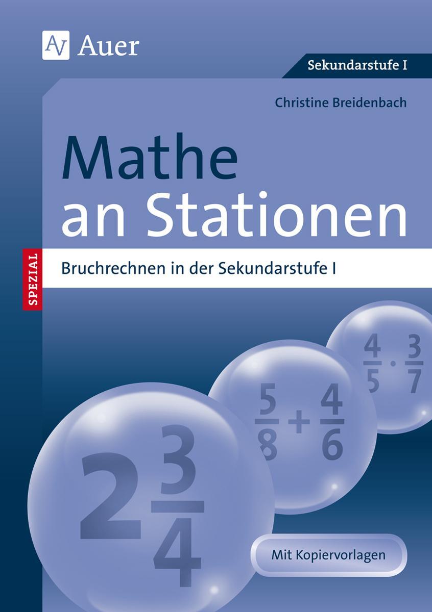Cover: 9783403067764 | Mathe an Stationen, Bruchrechnen | Christine Breidenbach | Taschenbuch