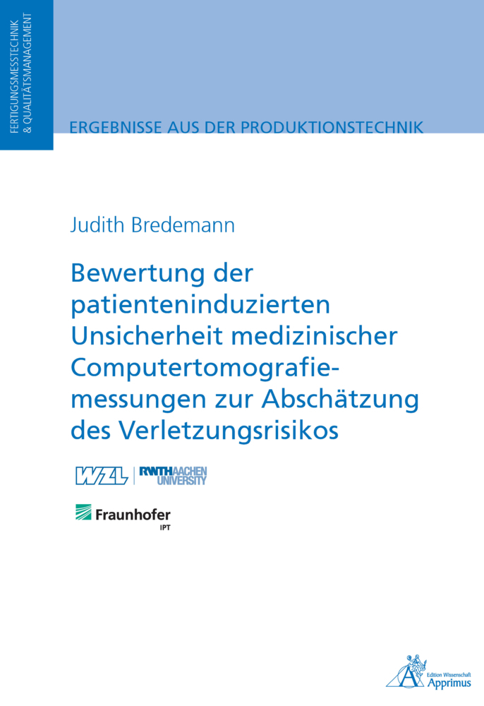 Cover: 9783863599454 | Bewertung der patienteninduzierten Unsicherheit medizinischer...