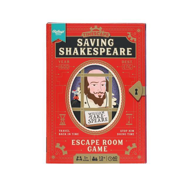 Cover: 810073342392 | Timescape: Saving Shakespeare: An Escape Room Game | Ridley'S Games