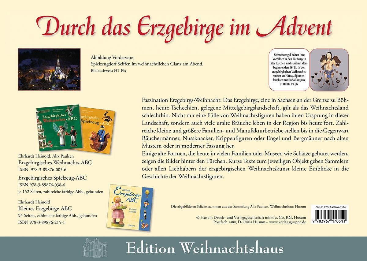 Rückseite: 9783967170511 | Durch das Erzgebirge im Advent | Kalender | 1 S. | Deutsch