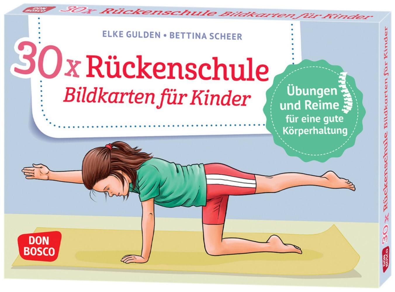 Cover: 4260179516221 | 30 x Rückenschule. Bildkarten für Kinder | Elke Gulden (u. a.) | Box
