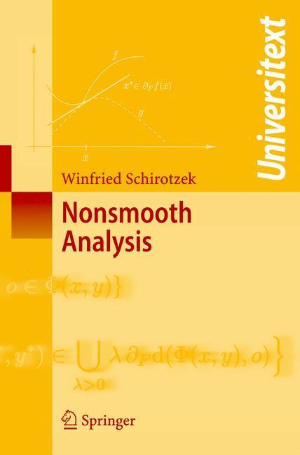 Cover: 9783540713326 | Nonsmooth Analysis | Winfried Schirotzek | Taschenbuch | Universitext