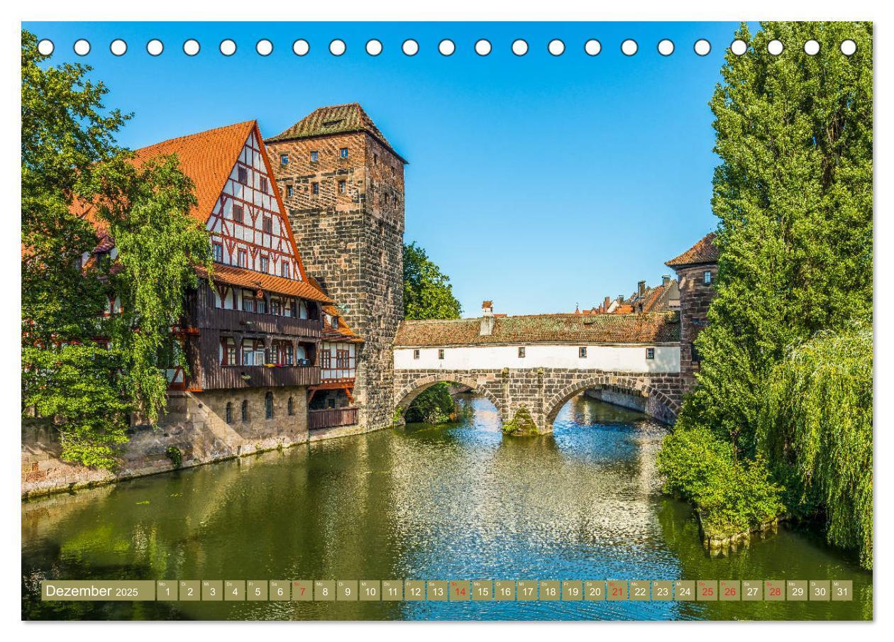 Bild: 9783435298259 | Nürnberg - Historische Altstadt (Tischkalender 2025 DIN A5 quer),...