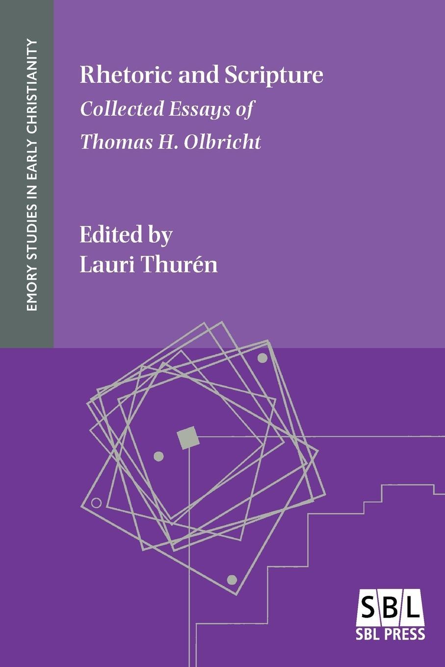 Cover: 9781628372946 | Rhetoric and Scripture | Collected Essays of Thomas H. Olbricht | Buch