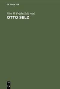 Cover: 9789027934383 | Otto Selz | His Contribution to Psychology | Groot (u. a.) | Buch | XI