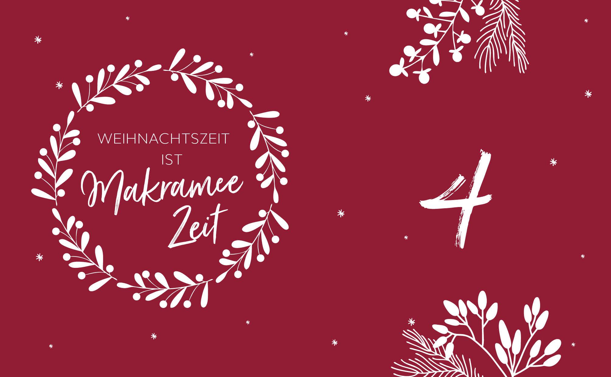 Bild: 9783745907537 | Mein Adventskalender-Buch: Makramee Christmas | Schröder (u. a.)