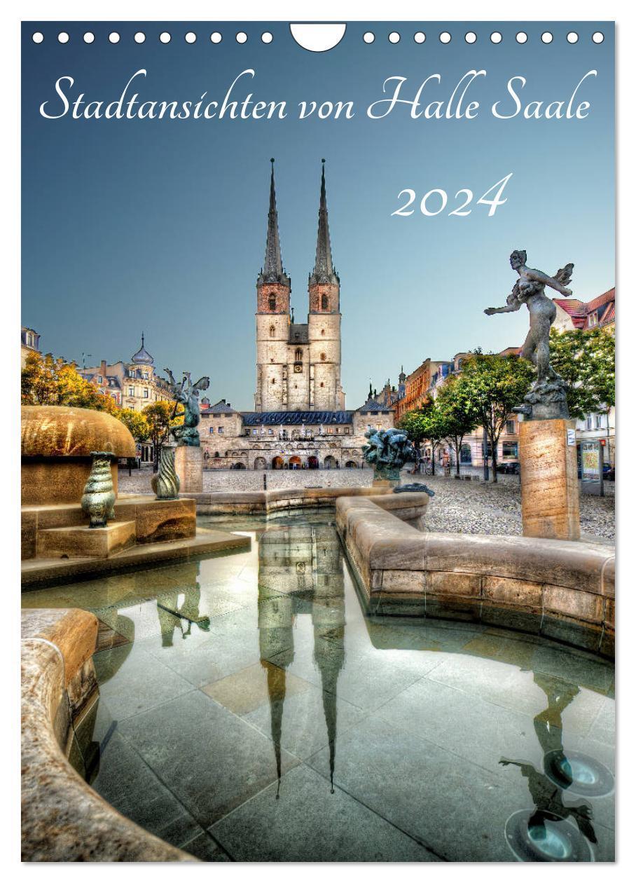 Cover: 9783675584044 | Stadtansichten von Halle Saale 2024 (Wandkalender 2024 DIN A4...