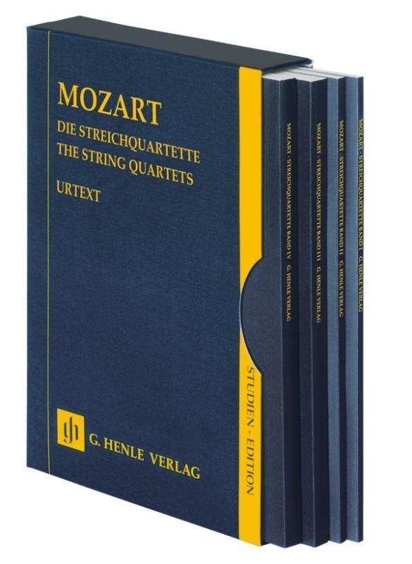 Cover: 9790201871240 | Mozart, Wolfgang Amadeus - Die Streichquartette - 4 Bände im Schuber