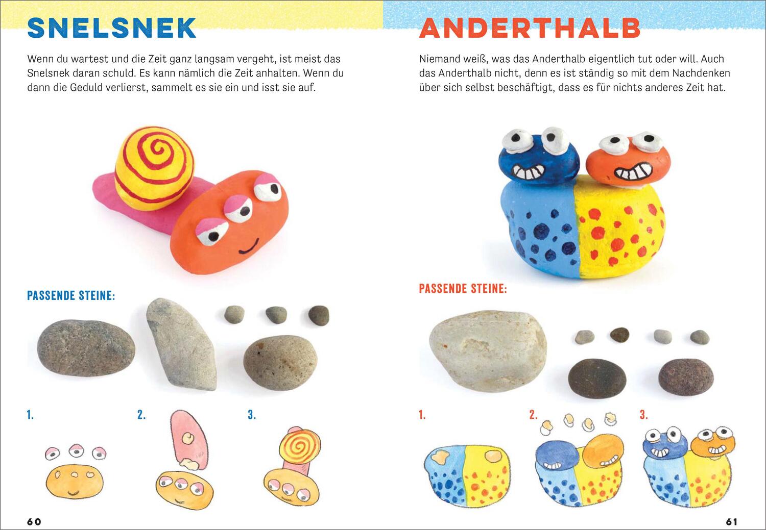 Bild: 9783809441663 | Lustige Stein-Monster für kleine Künstler. Basteln mit Steinen aus...