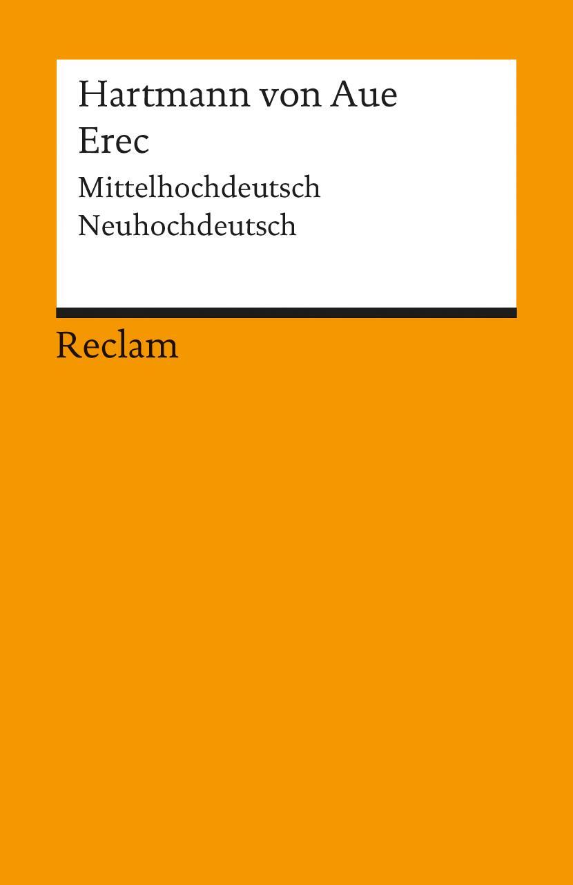 Cover: 9783150185308 | Erec | Mittelhochdt. /Neuhochdt. | Hartmann von Aue | Taschenbuch