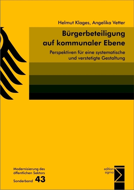 Cover: 9783836072939 | Bürgerbeteiligung auf kommunaler Ebene | Helmut Klages (u. a.) | Buch