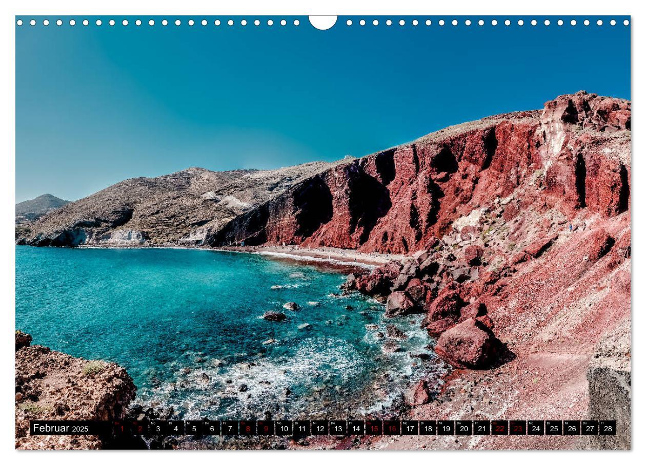 Bild: 9783435437566 | Santorini - Perle in der Ägais (Wandkalender 2025 DIN A3 quer),...