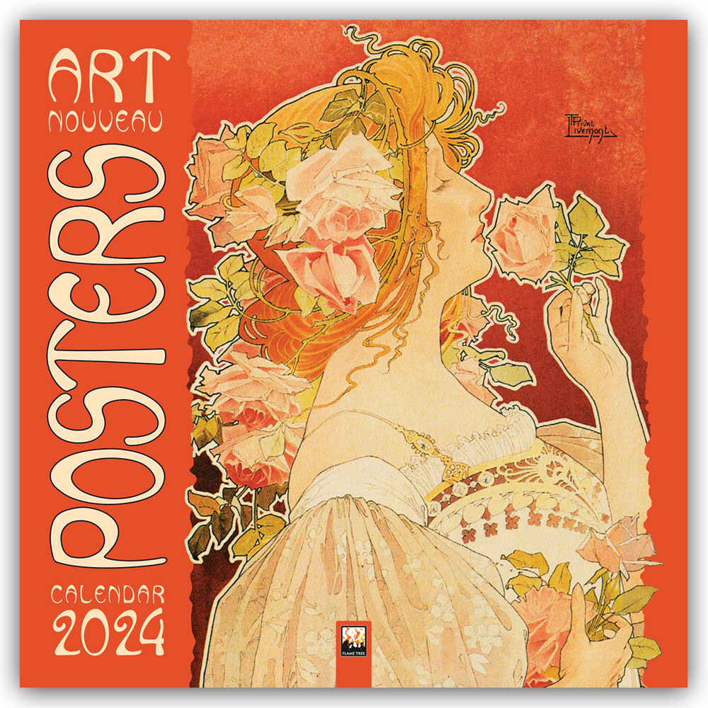 Cover: 9781804173886 | Art Nouveau Posters - Jugendstil 2024 | Flame Tree Publishing | 14 S.