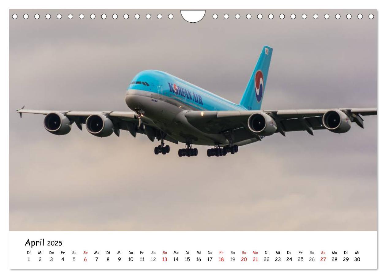 Bild: 9783435778812 | Airliners in Frankfurt (Wandkalender 2025 DIN A4 quer), CALVENDO...