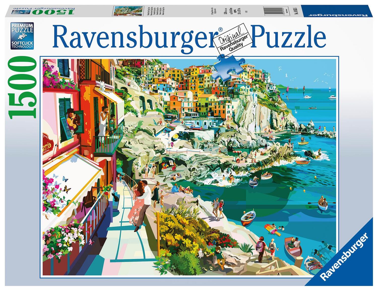 Cover: 4005556169535 | Ravensburger Puzzle 16953 Verliebt in Cinque Terre 1500 Teile Puzzle