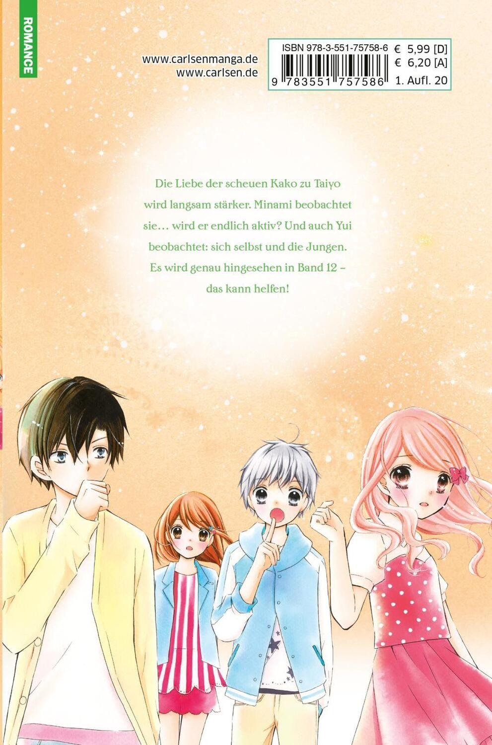 Rückseite: 9783551757586 | 12 Jahre 12 | Süße Manga-Liebesgeschichte für Mädchen ab 10 Jahren