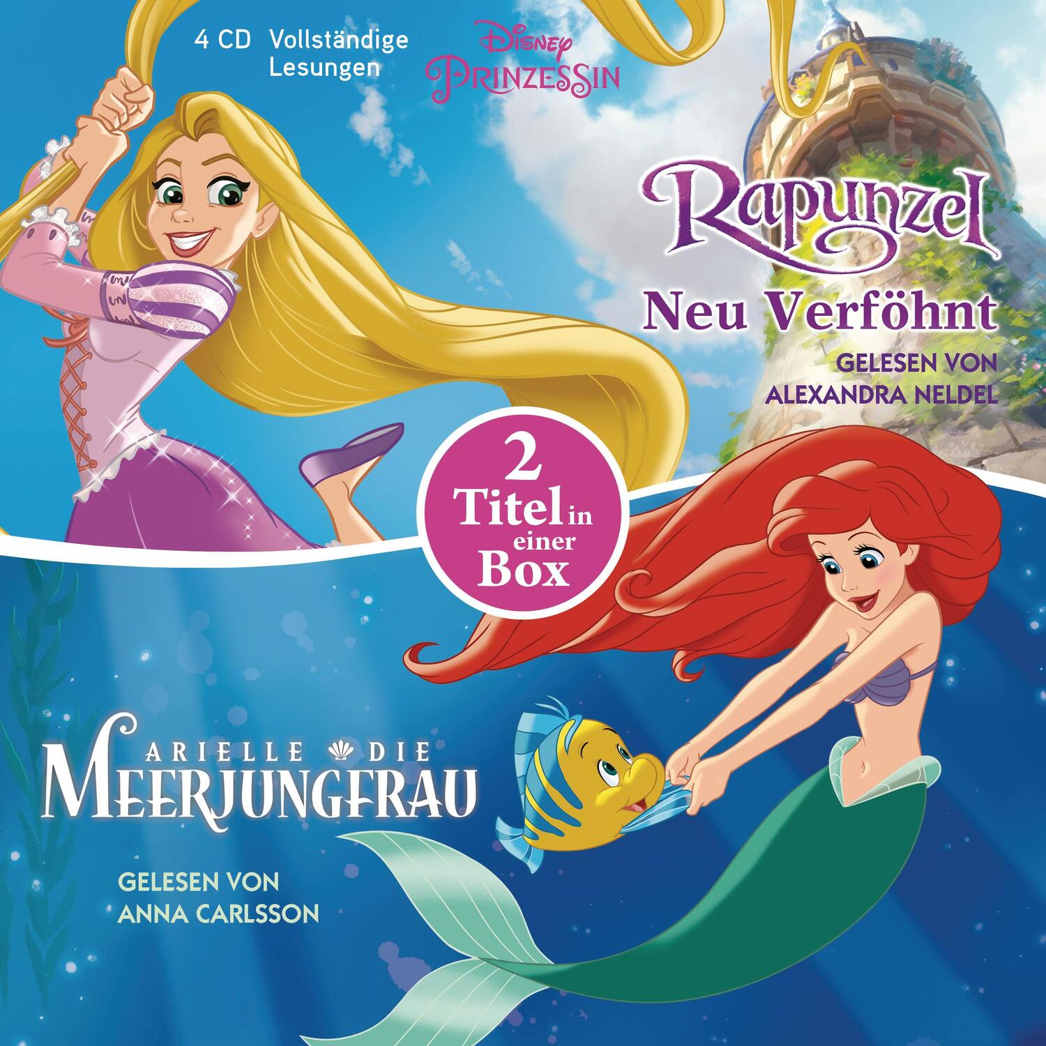 Cover: 9783844528336 | Disney Prinzessin: Arielle, die Meerjungfrau und Rapunzel - Neu...