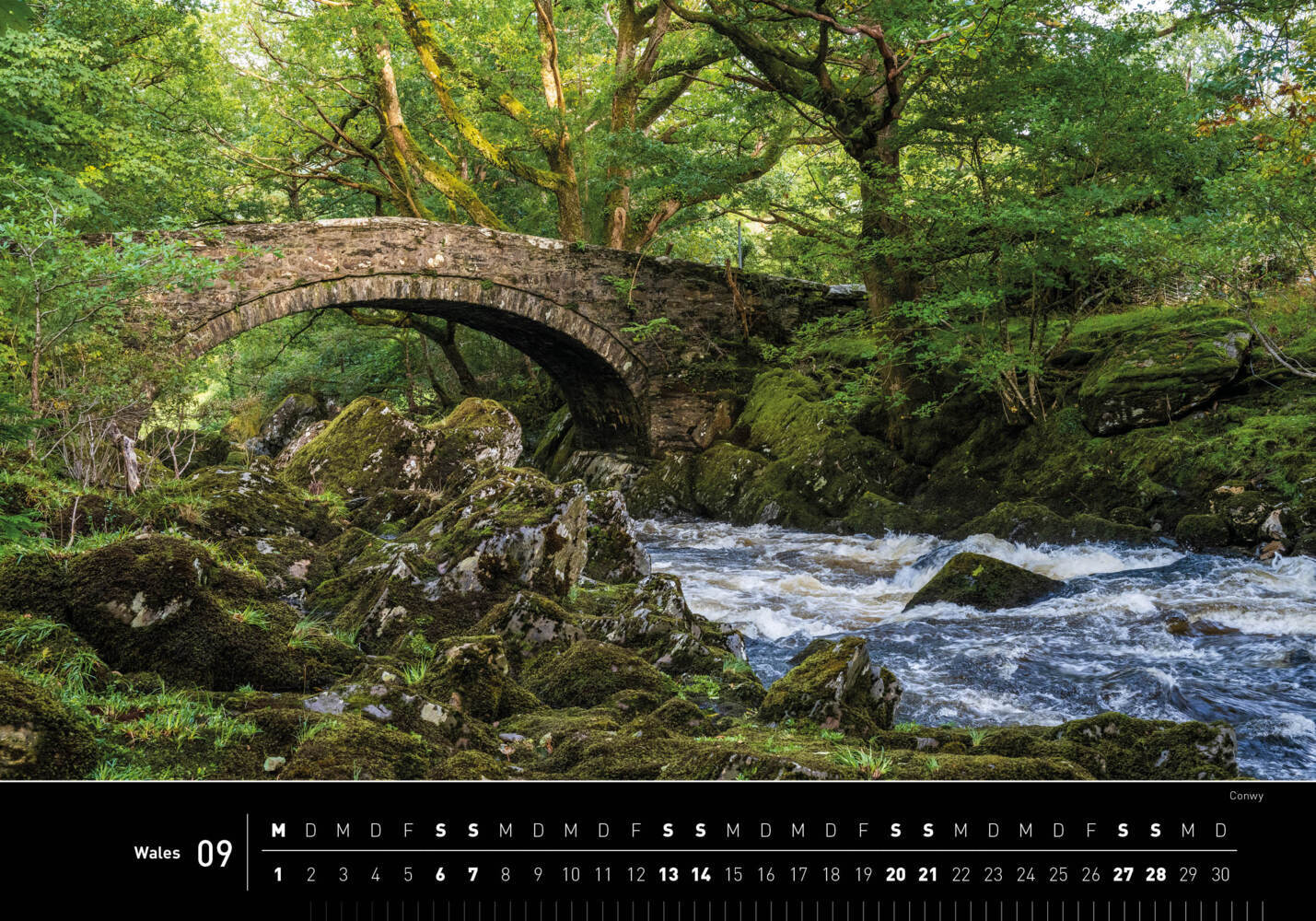 Bild: 9783968555416 | 360° Wales Premiumkalender 2025 | Sonja Jordan | Kalender | 13 S.