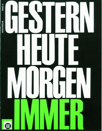 Cover: 9790009002372 | Gestern heute morgen immer Band 9 für Akkordeon | Melodie-Edition