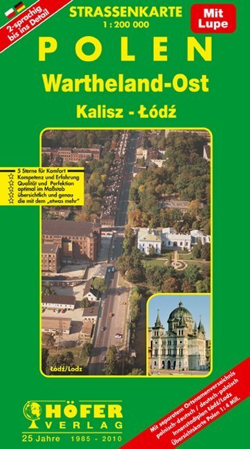 Cover: 9783931103194 | Höfer Straßenkarte Polen, Wartheland-Ost | Klaus Höfer | (Land-)Karte