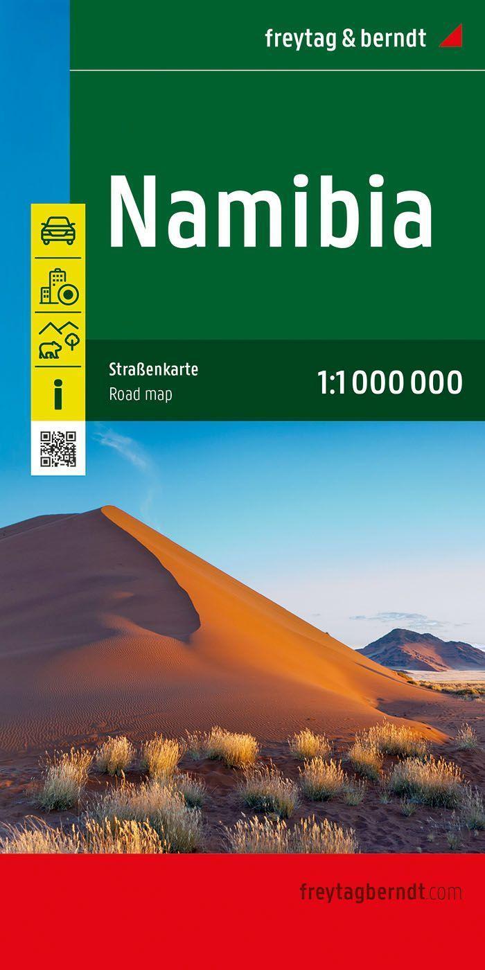 Cover: 9783707921984 | Namibia, Straßenkarte 1:1.000.000, freytag & berndt | Freytag & Berndt