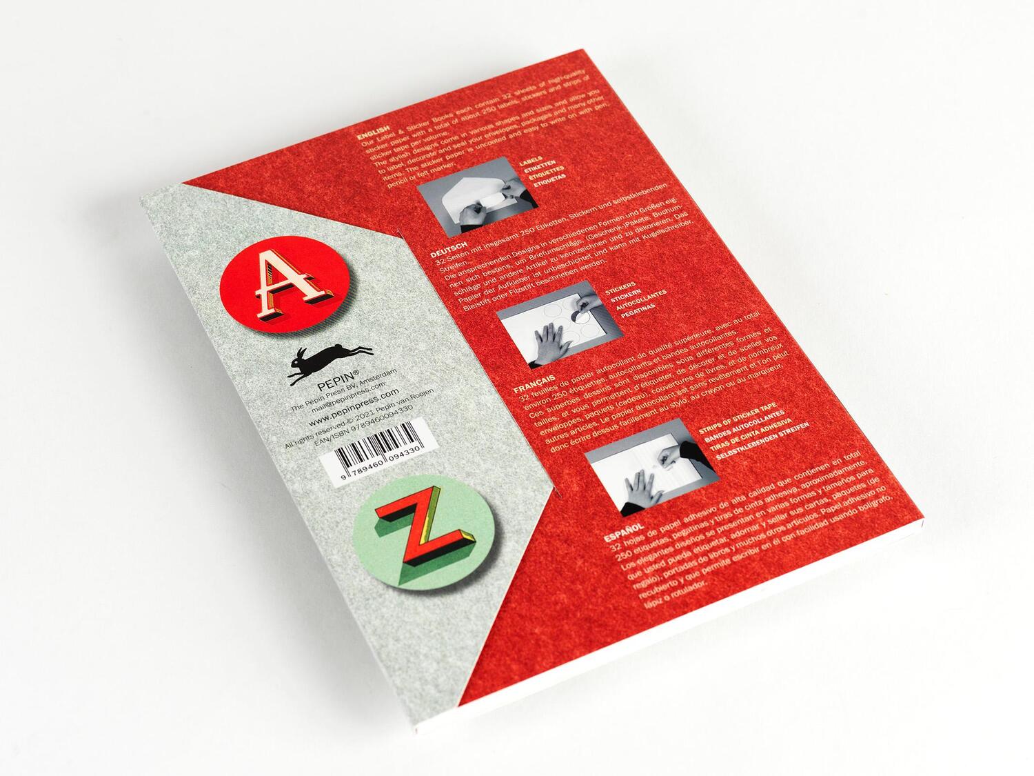 Bild: 9789460094330 | Vintage Alphabets | Label and Sticker Book | Pepin Van Roojen | Buch