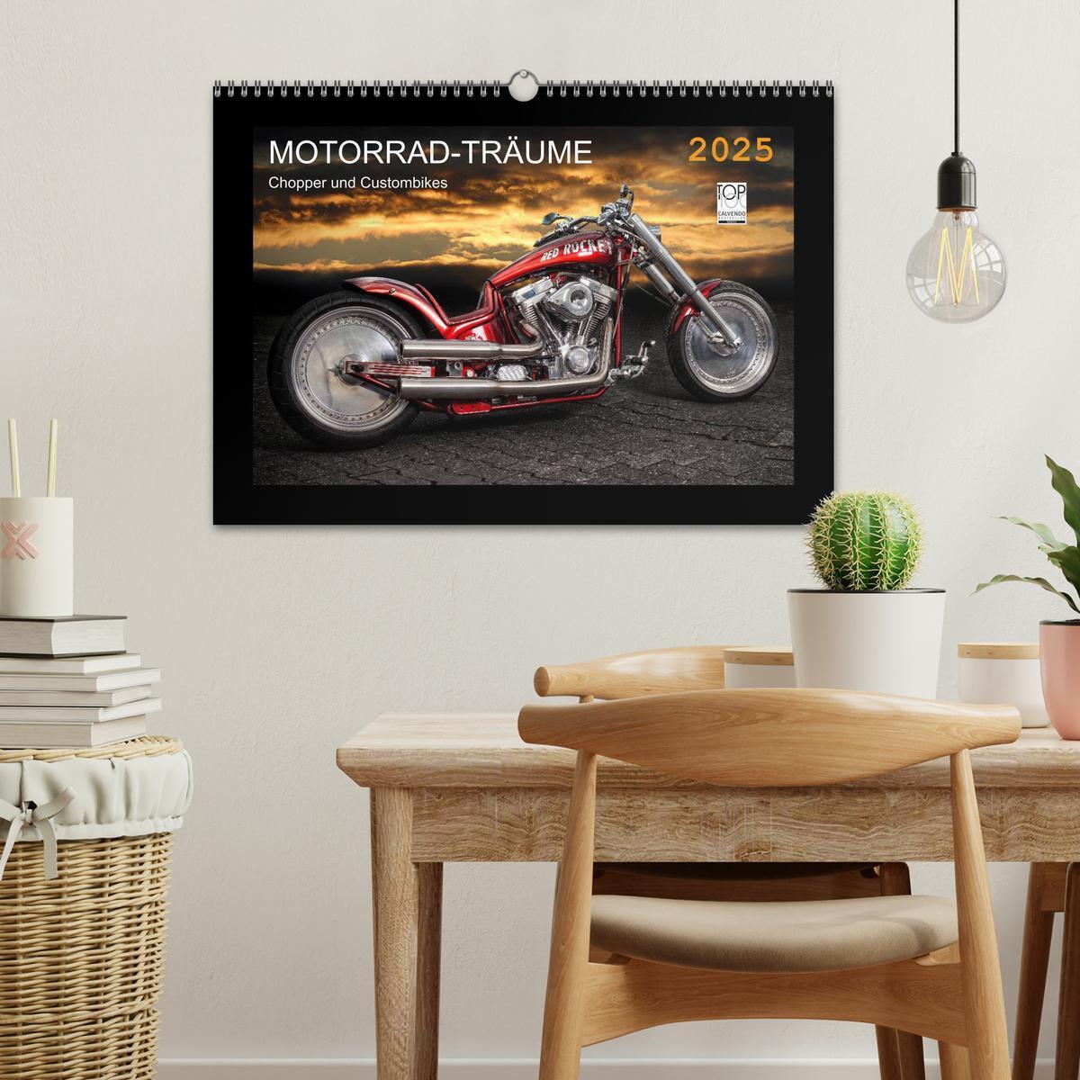 Bild: 9783435708956 | Motorrad-Träume ¿ Chopper und Custombikes (Wandkalender 2025 DIN A3...