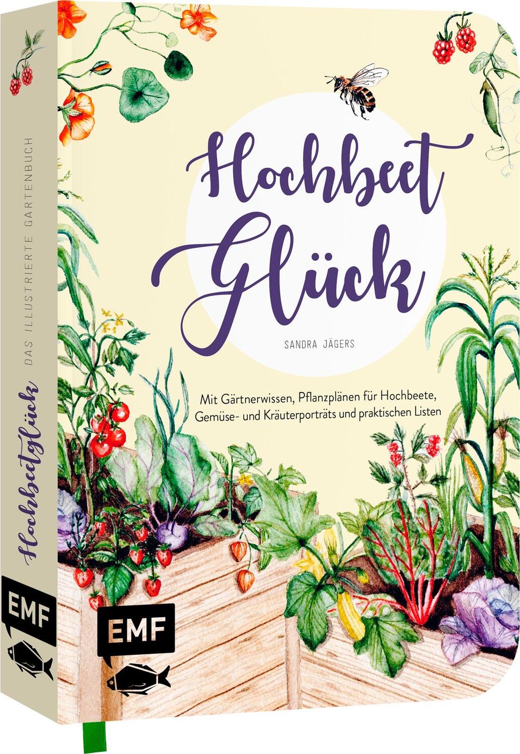 Cover: 9783745913415 | Hochbeetglück - Das illustrierte Gartenbuch | Sandra Jägers | Buch