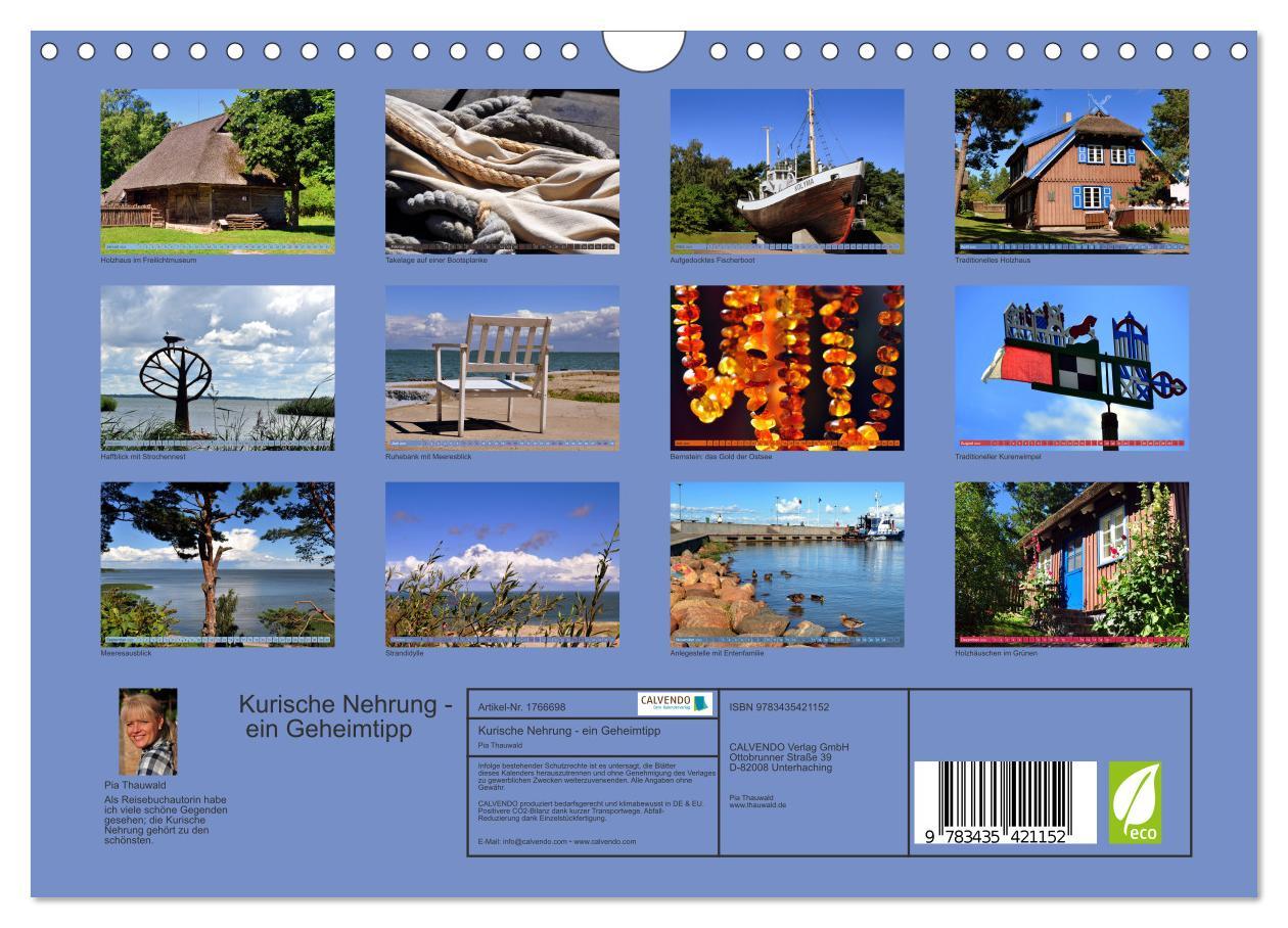 Bild: 9783435421152 | Kurische Nehrung - ein Geheimtipp (Wandkalender 2025 DIN A4 quer),...