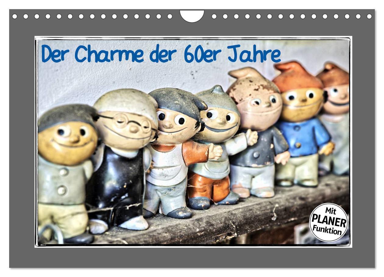 Cover: 9783435550593 | Der Charme der 60er Jahre (Wandkalender 2025 DIN A4 quer), CALVENDO...