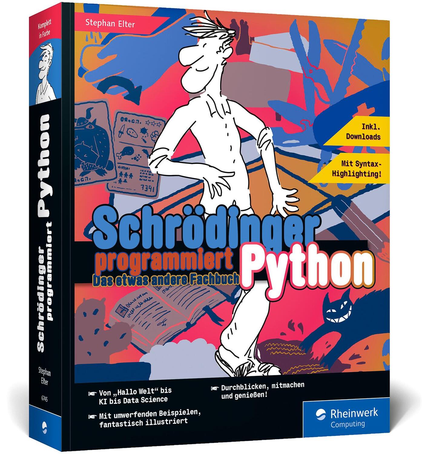 Cover: 9783836267458 | Schrödinger programmiert Python | Stephan Elter | Taschenbuch | 667 S.