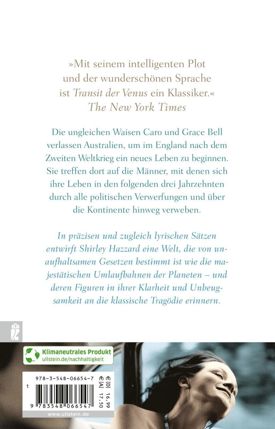 Rückseite: 9783548066547 | Transit der Venus | Shirley Hazzard (u. a.) | Taschenbuch | Deutsch